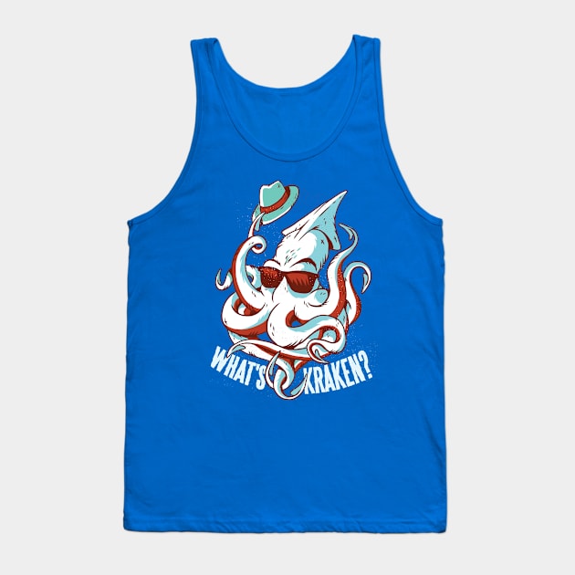 Kraken Funny Monster Tank Top by TomCage